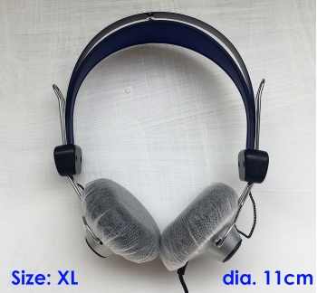 Disposable Headphone Earpad Covers(Size:L, dia approx.11cm)