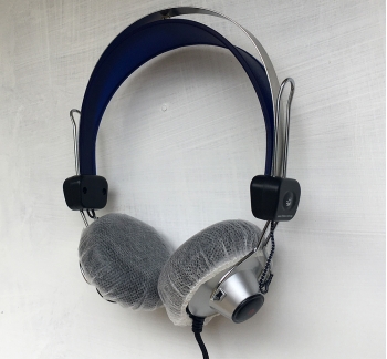 Disposable Headphone Earpad Covers(Size:L, dia approx.11cm)