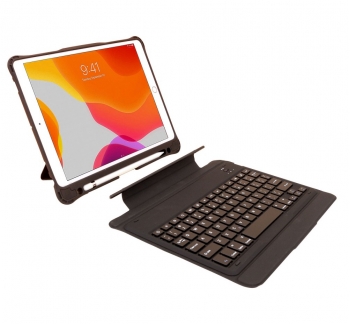 Bluetooth Keyboard Folio with Pencil Holder for iPad 7-9