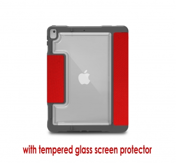 STM DUX PLUS DUO & glass protector for iPad 7-9 (5 units buy)