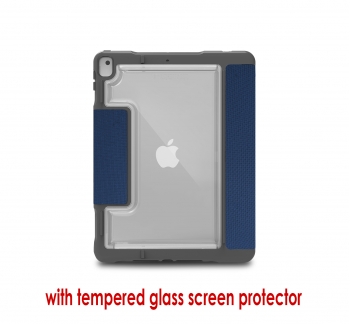 STM DUX PLUS DUO & glass protector for iPad 7-9 (5 units buy)