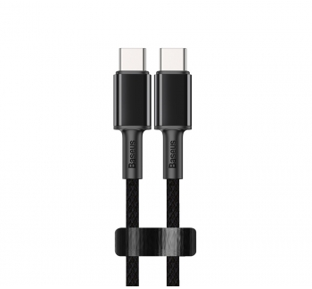 USB-C to USB-C charge & data braided cable, 100W, 1M