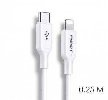 	Deluxe USB-C to Lightning Cable, Charge & Sync, 0.25M