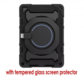 iPad 5-6 (9.7") heavy duty case & glass screen protector