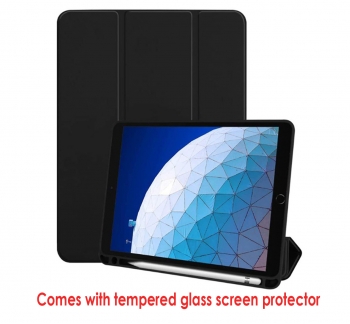 iPad 5-6 (9.7") smart cover with tempered glass screen protector