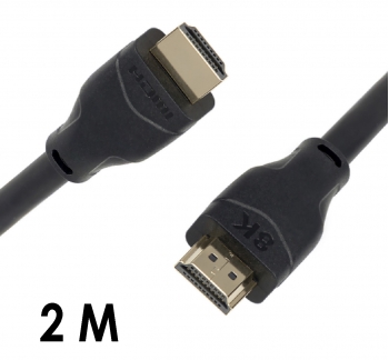 HDMI V2.1 Gold-Plated Cable 8K, 2M